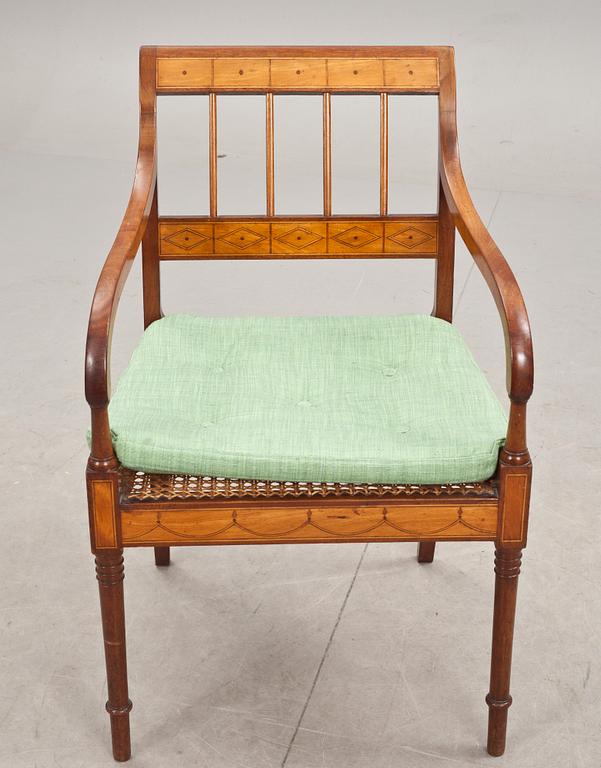 KARMSTOL, Karl Johanstil, troligen Danmark, 1800/1900-tal.