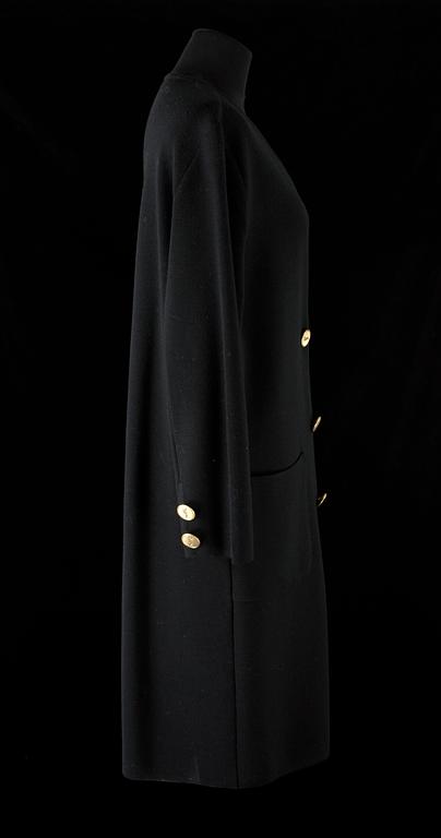 YVES SAINT LAURENT, kappklänning, 1970-tal.