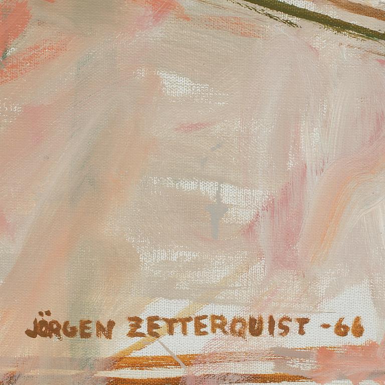 JÖRGEN ZETTERQUIST, olja på duk, signerad o daterad-66.