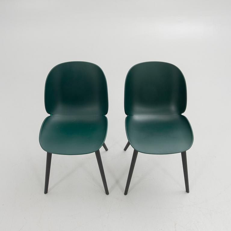 GamFratesi, chairs, 3 pcs, "Beetle Chair", Gubi, Denmark.