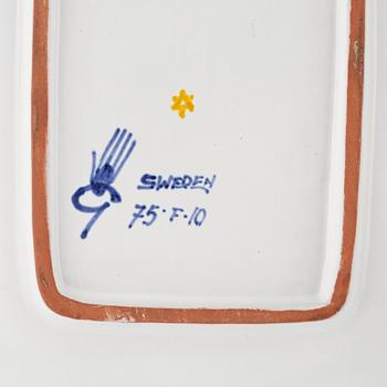 Stig Lindberg,  fat, 3 st, fajans, Gustavsberg studio.