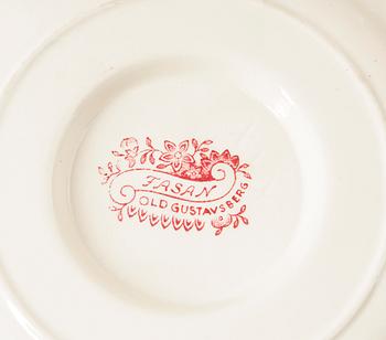 MATSERVIS, 52 delar, porslin, Fasan, Gustavsberg.