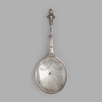 152. Lorenz Andersson Wall, sked, silver, Norrköping (verksam 1682-1695-), barock.