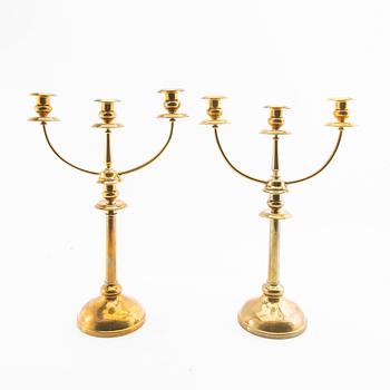 Kandelabrar ett par 1900-talets första hälft.