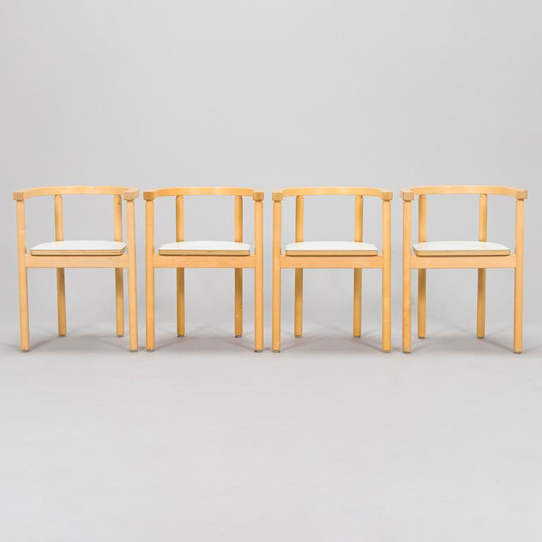 Ben af Schultén, a set of four late 20th century children's chairs, Artek, Finland.