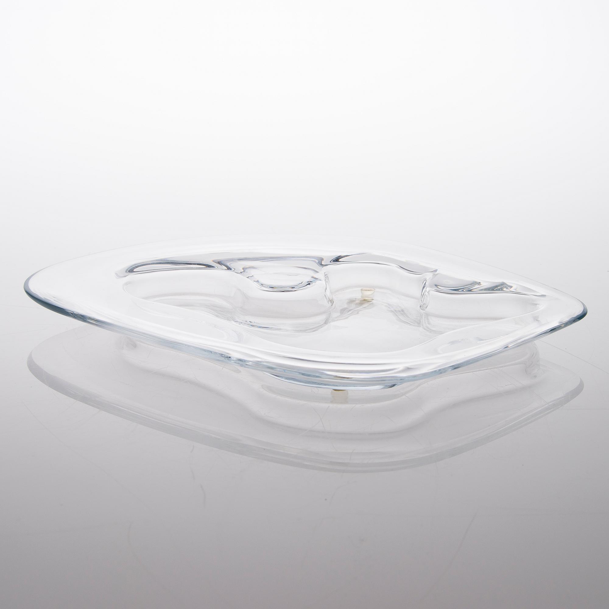 a Centenary celebration glass dish signed and numbered 