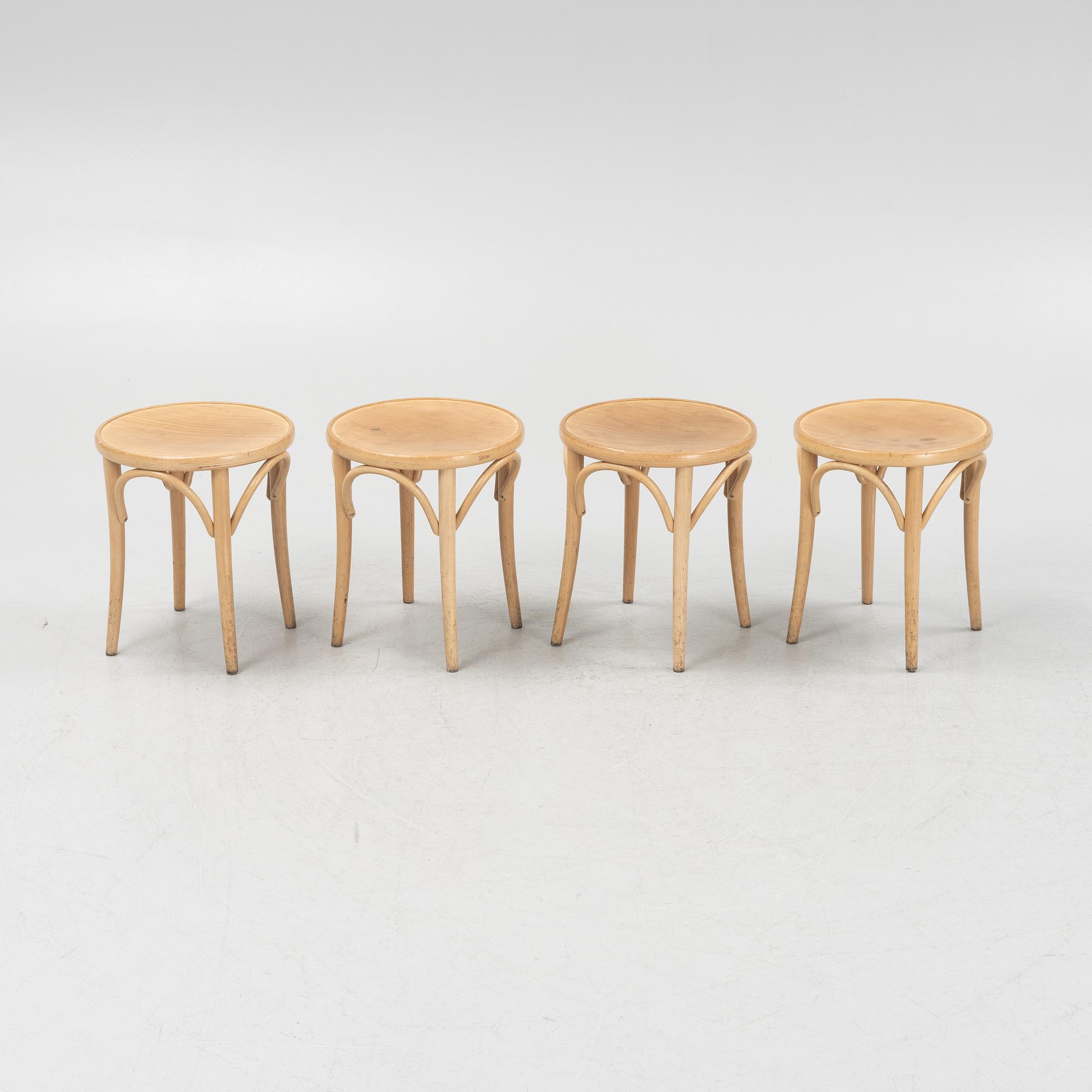 Stools, 4 pcs, "Stool No 60", TON.