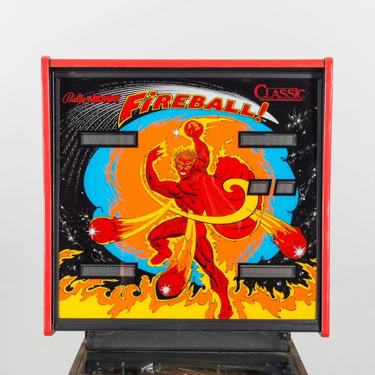 FLIPPERSPEL, "Fireball Classic", Bally, USA, 1980-tal.