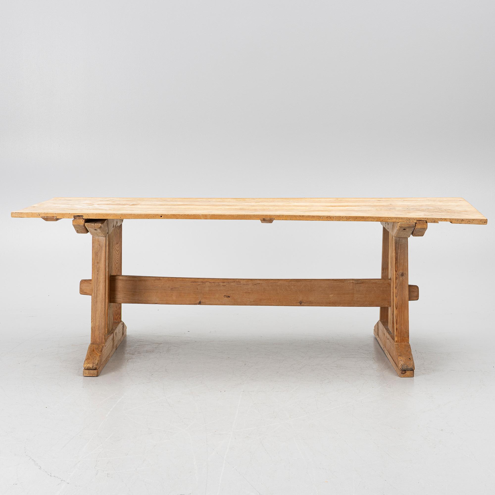 Bockbord, allmoge, 1800-tal.