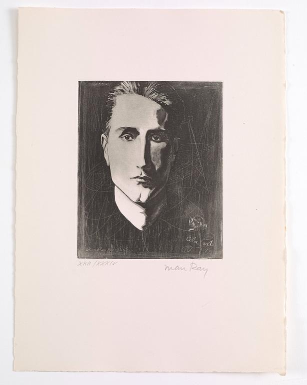 Portfolio with 13 signed and numbered prints, 1971, "Monument a Christophe Colomb et a Marcel Duchamp".