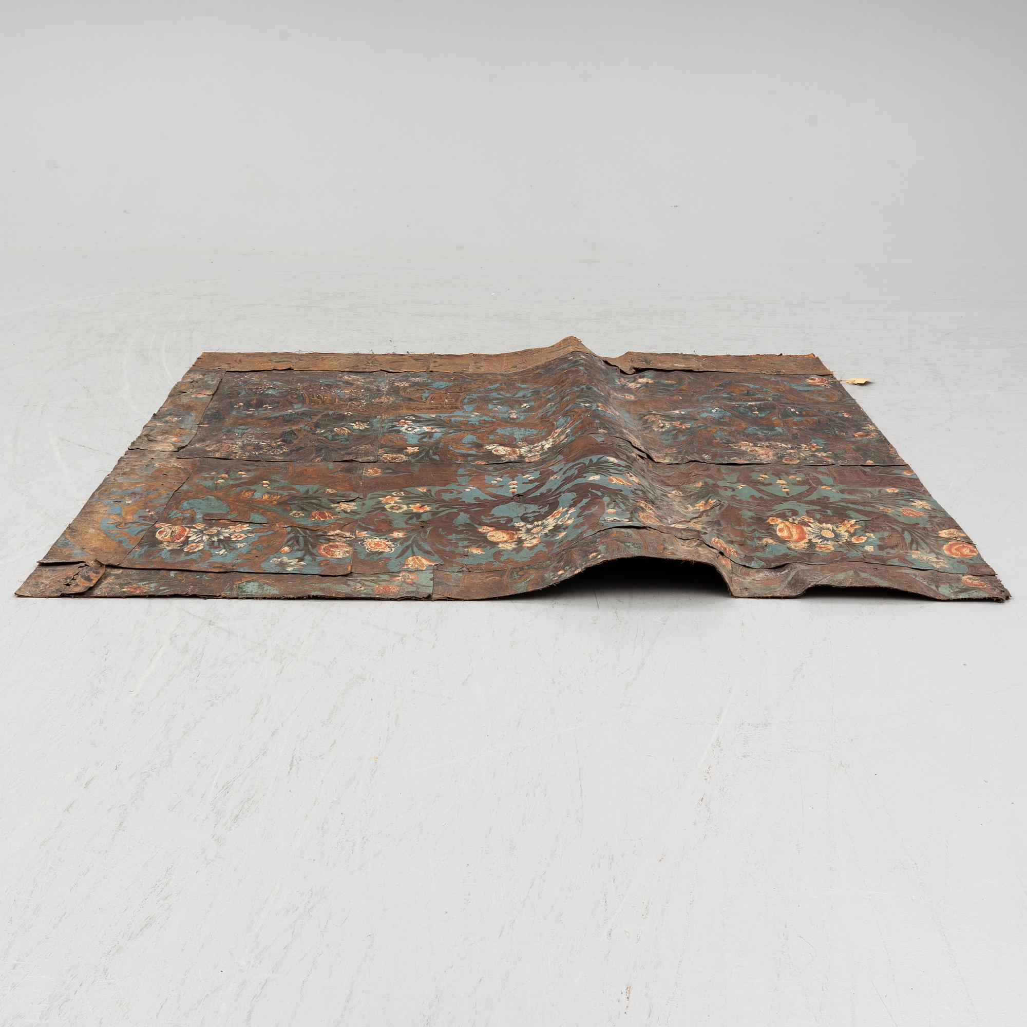 TAPET /GYLLENLÄDER, Holland, 1700-talets början.