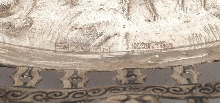 SKÅL, silver, Koivula, Joensuu 1962. Vikt ca 426 g.