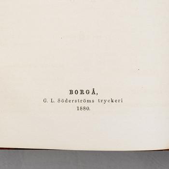 Books, 19 volumes, including Gustaf Elgenstierna's 'Svenska Adelns Ättartavlor'.