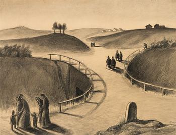 Tove Jansson, A walk in a hilly landscape.