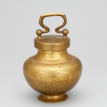 MATKÄRL, Indien, mässing, 1900-talets första hälft.