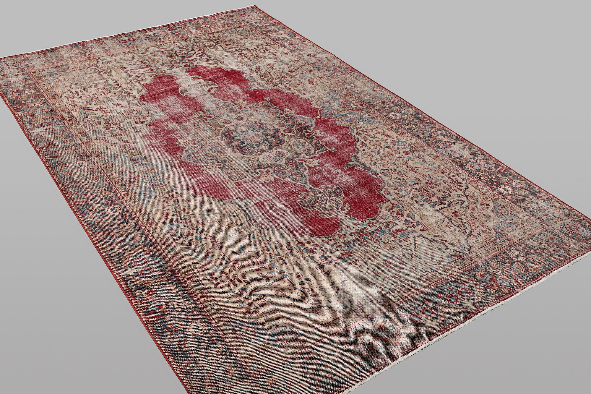 Matta, Persisk, Vintage design, ca 298 x 190 cm.