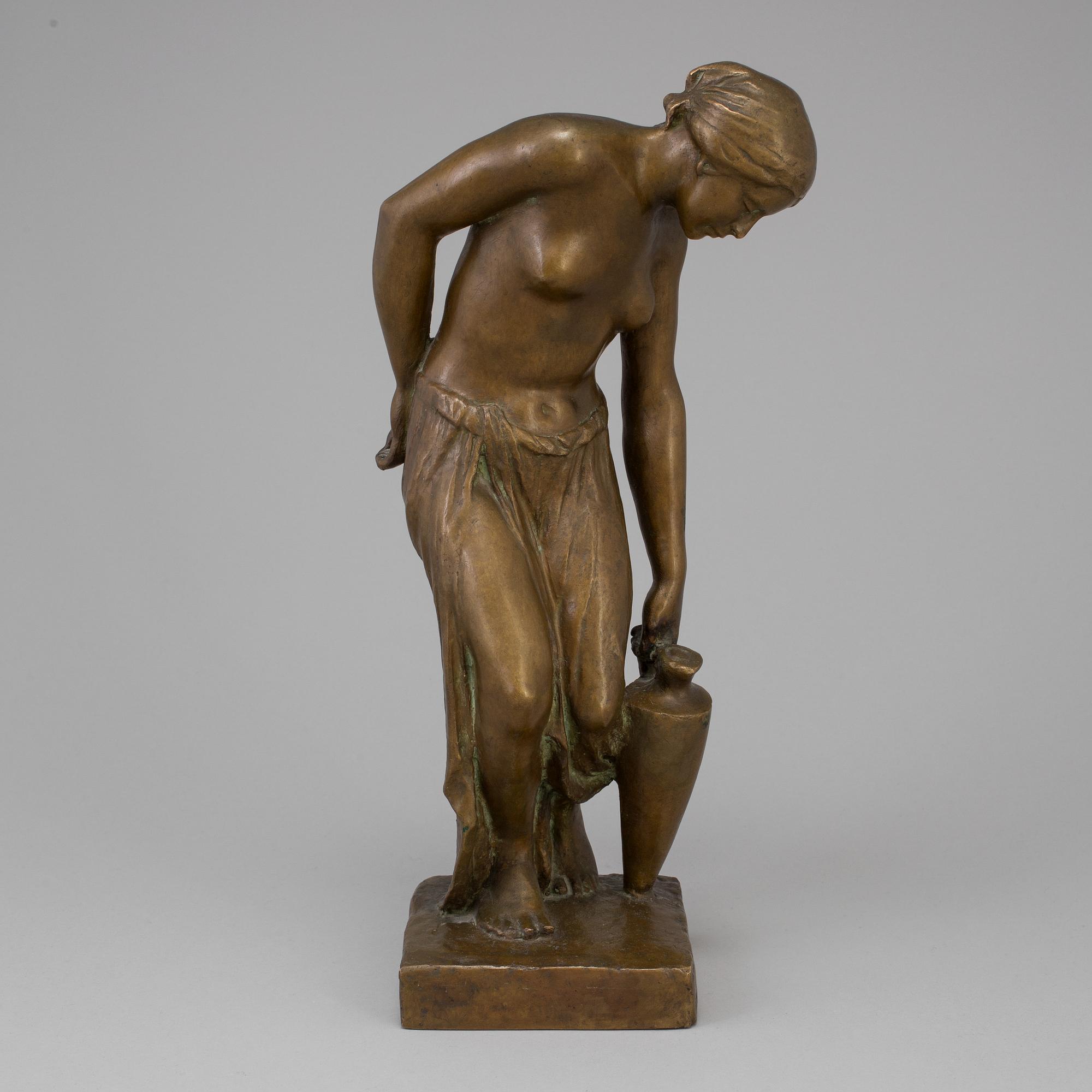 VIKTOR MALMBERG, Sculpture. Bronze, height 42 cm. Signed.