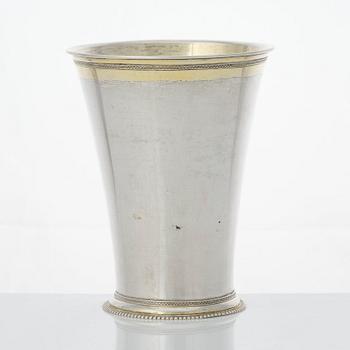 Petter Wirgman, bägare, silver, (verksam i Göteborg 1733-1739).