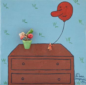 Marie-Louise Ekman, "On a chest I", 1974.