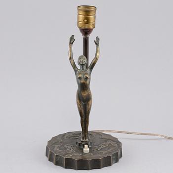 BORDSLAMPA, art deco, 1920/1930-tal.