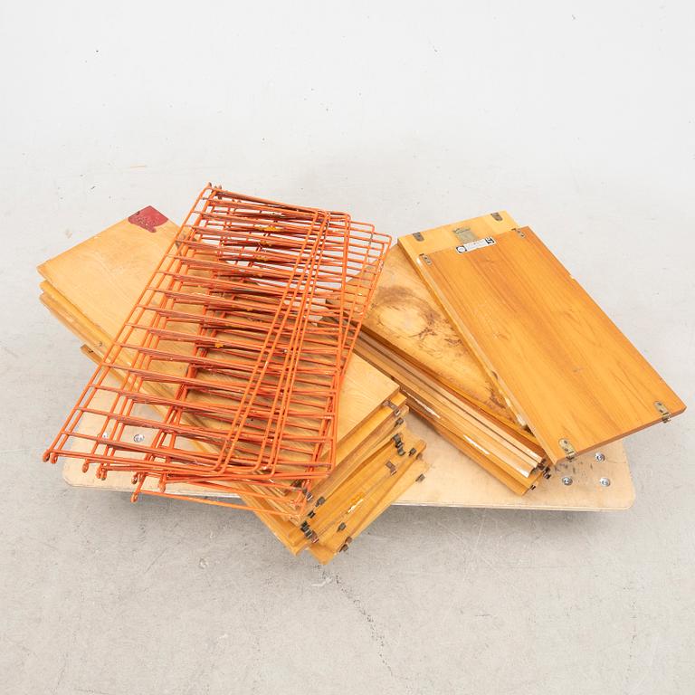 Nils Strinning, "Stringhylla"/"BFB Hyllan/The Ladder Shelf" for String Design AB middle of the 20th century.