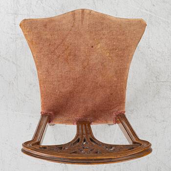 An Art nouveau chair, beginnnig of the 20th century.