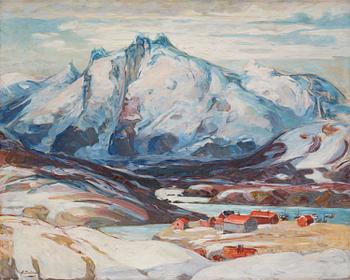 811. Anna Boberg, Motif from Northern Norway.