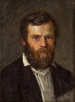 WILHELMINA LAGERHOLM, oil on canvas, signed and dated 1859.
