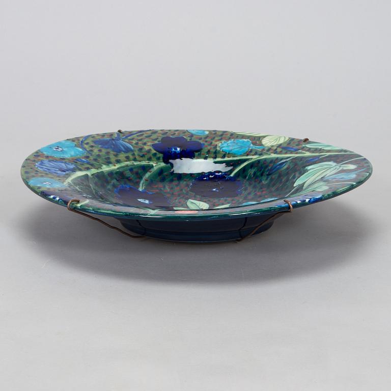 Dorrit von Fieandt, skålfat, keramik, signerad DF Arabia Finland.