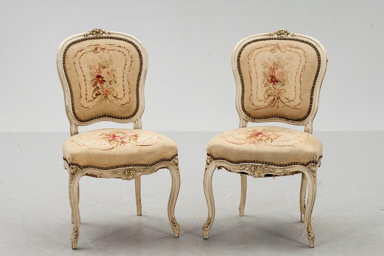 STOLAR, ett par Louis XV-stil, 1900-tal.