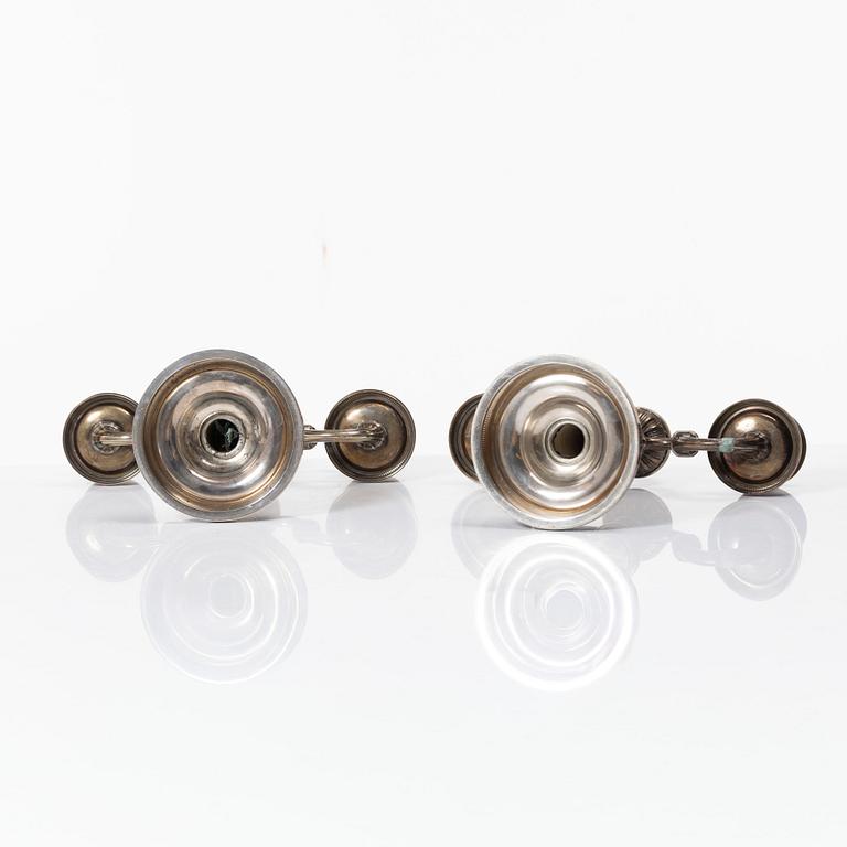 Kandelabrar, silver, ett par, Tetard Frères, Frankrike, omkring år 1900.