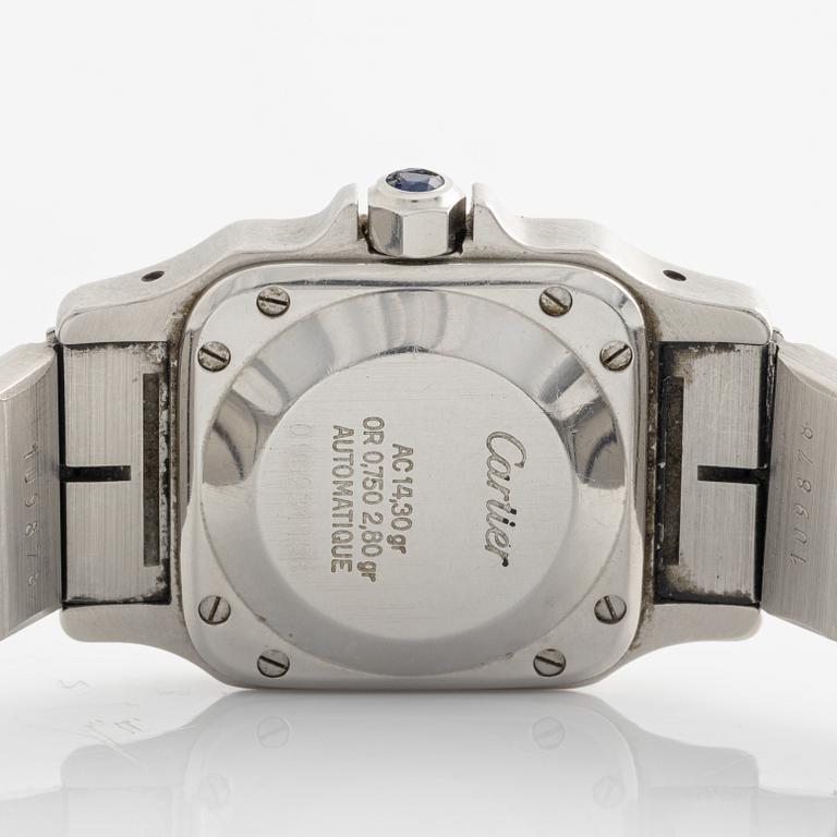 Cartier, Santos Carrée, armbandsur, 23,5 x 23,5 (34,5) mm.