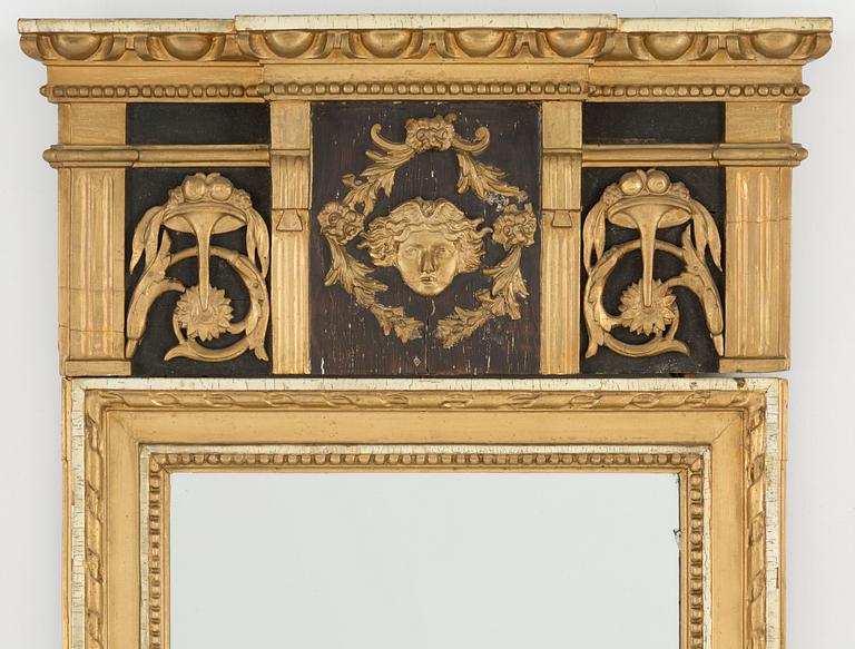 A late Gustavian mirror by E. Wahlberg, master 1788.