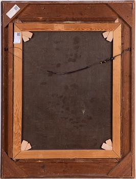 Okänd konstnär, 1800-tal, Ung kvinna med kärve.