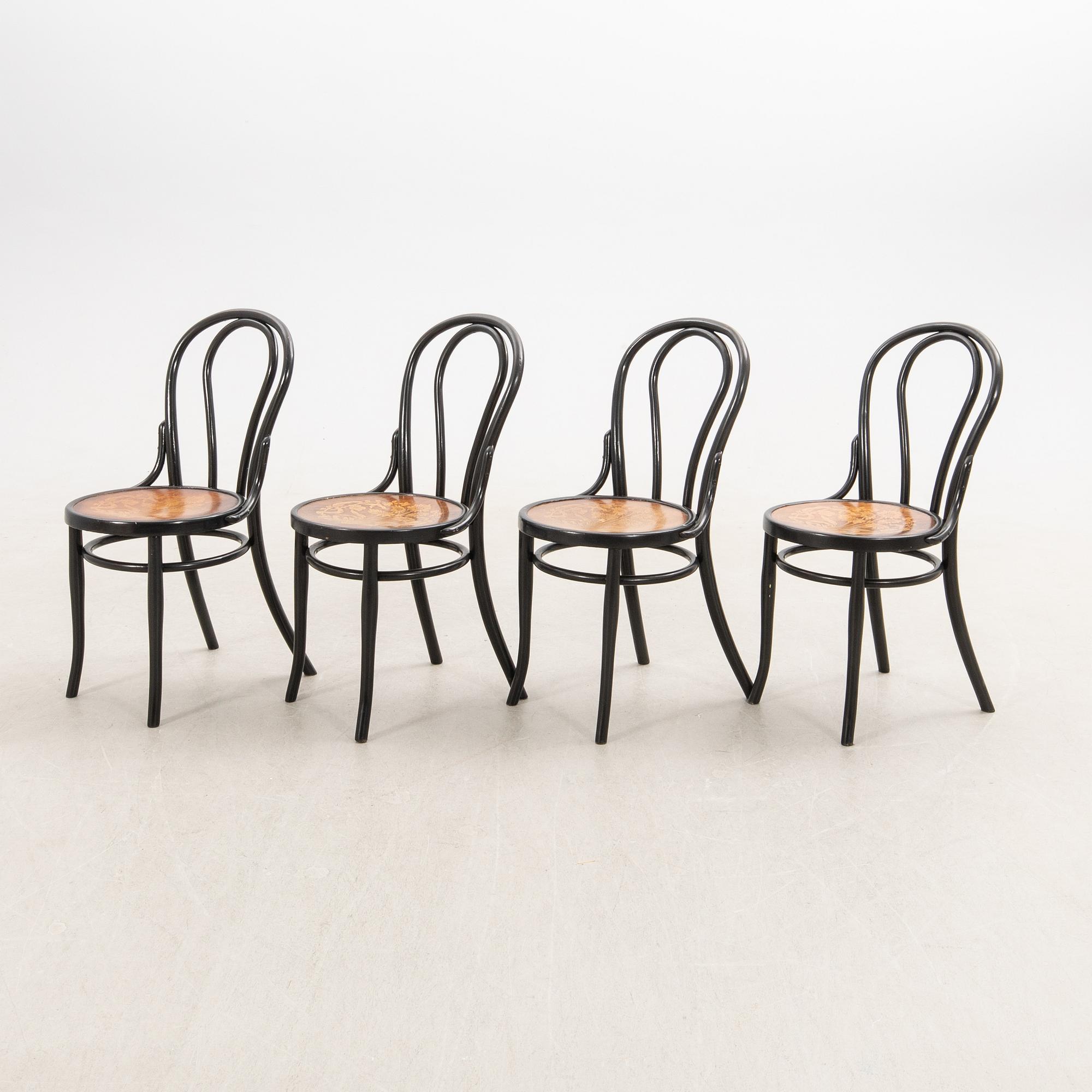 Chairs 4 pcs 20th century.