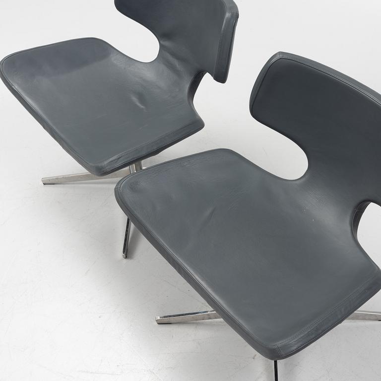 Steinar Hindenes, Tveit & Tornöe, fåtöljer ett par, "Bone", Materia, 2000-tal.