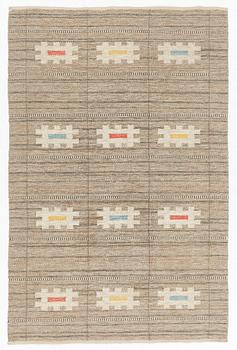 Rakel Carlander, a flat weave rug, c. 212 x 138 cm.