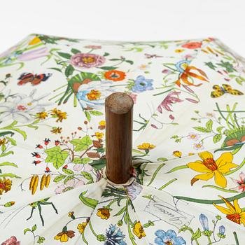 Gucci, paraply, "Flora", vintage.