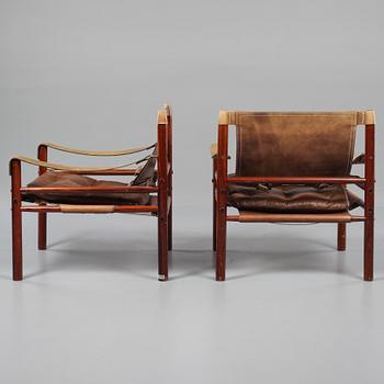 FÅTÖLJER, ett par, "Sirocco", Arne Norell. Modellen formgiven 1964.