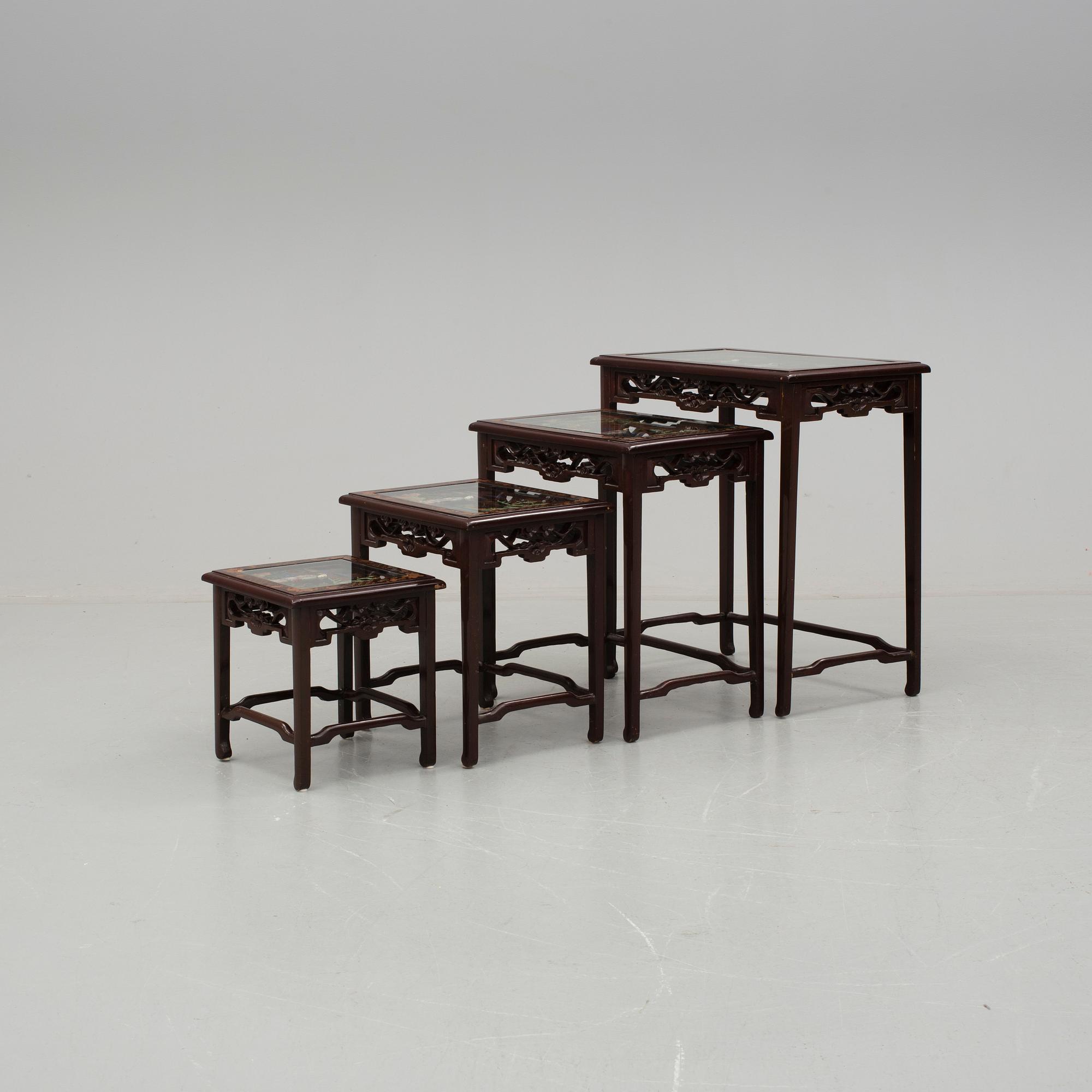 SATSBORD, 4 st, Kina, 1900-talets andra hälft.