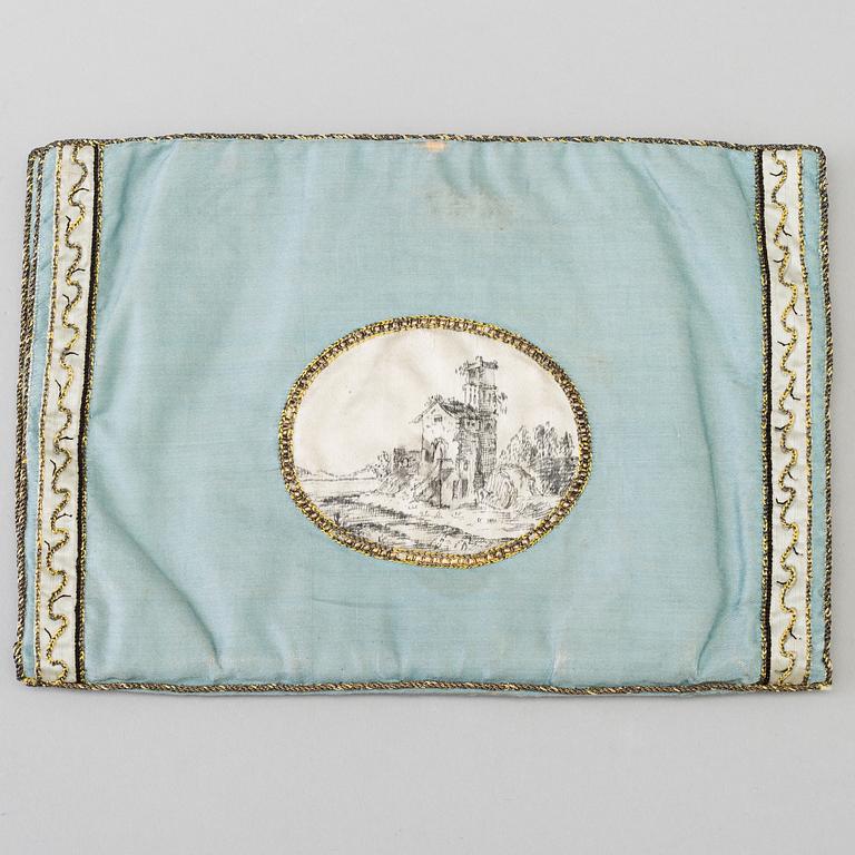 A WALLET, late 18th / early 19th century.