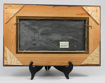 ASTRI BERGMAN-TAUBE, 3 st, bronsreliefer på skiffer, signerade, daterade 75 och numrerade 122/240.