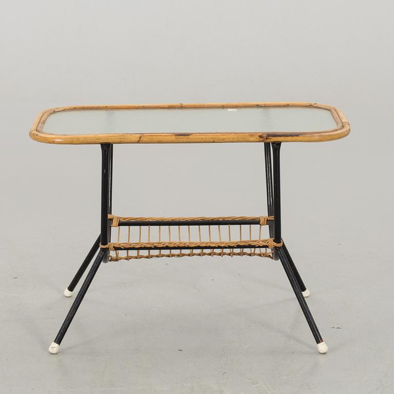 A TABLE AND AN ARMCHAIR. Second half of 20th century.