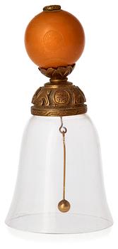 397. An Estrid Ericson glass table bell by Svenskt Tenn.