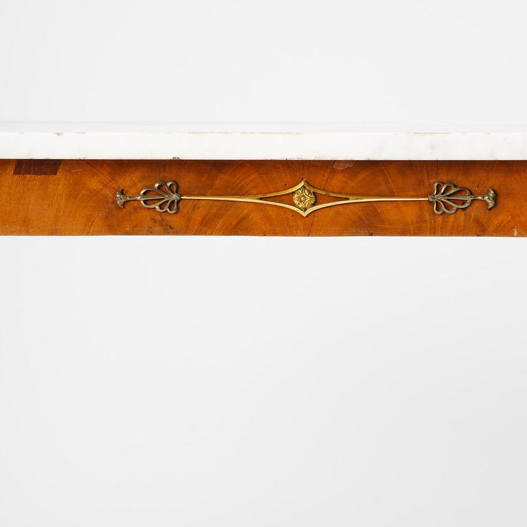 A presumably Austrian Empire centre table, early 19th century.