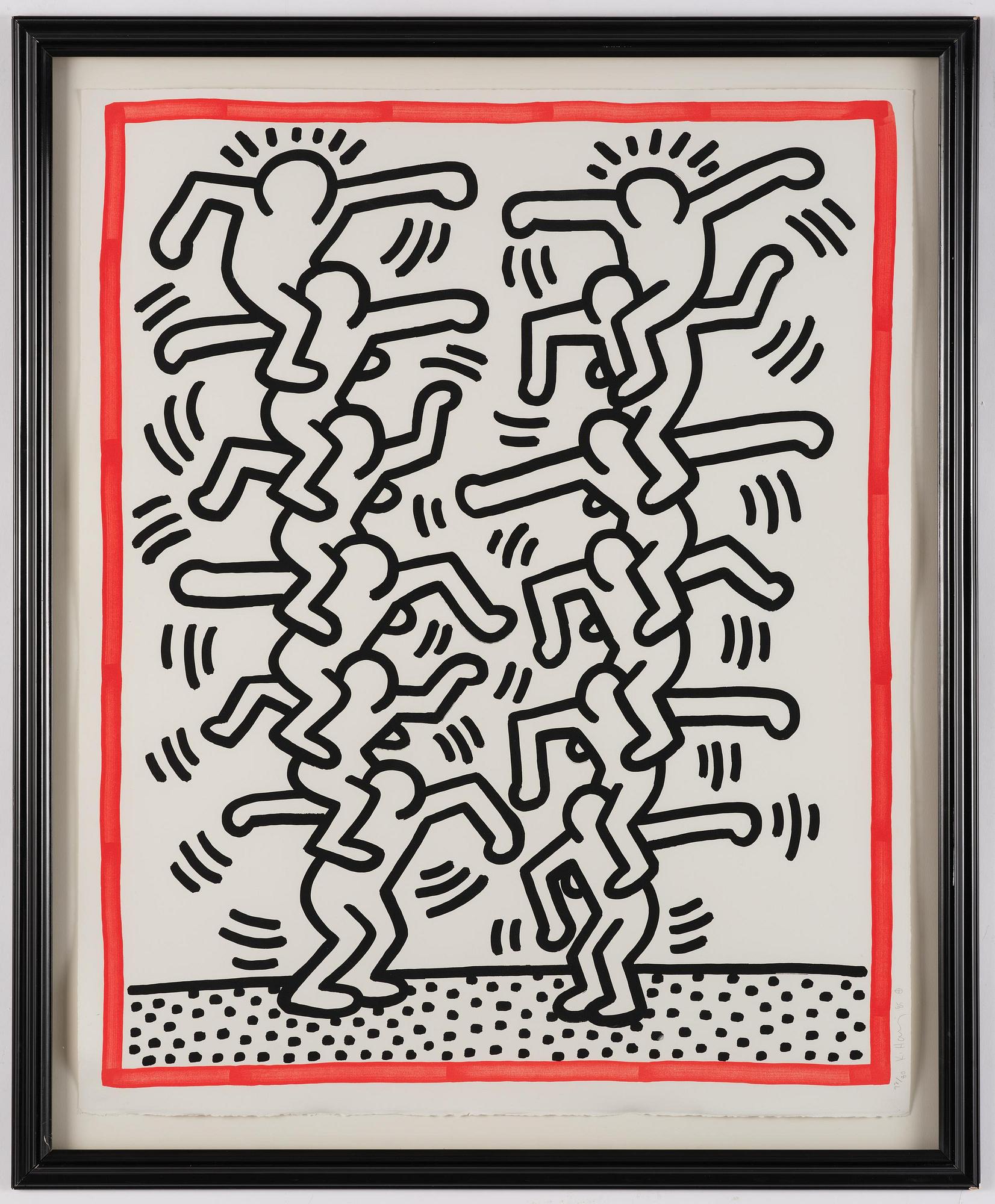 Keith Haring, Utan titel, ur "Three Lithographs".