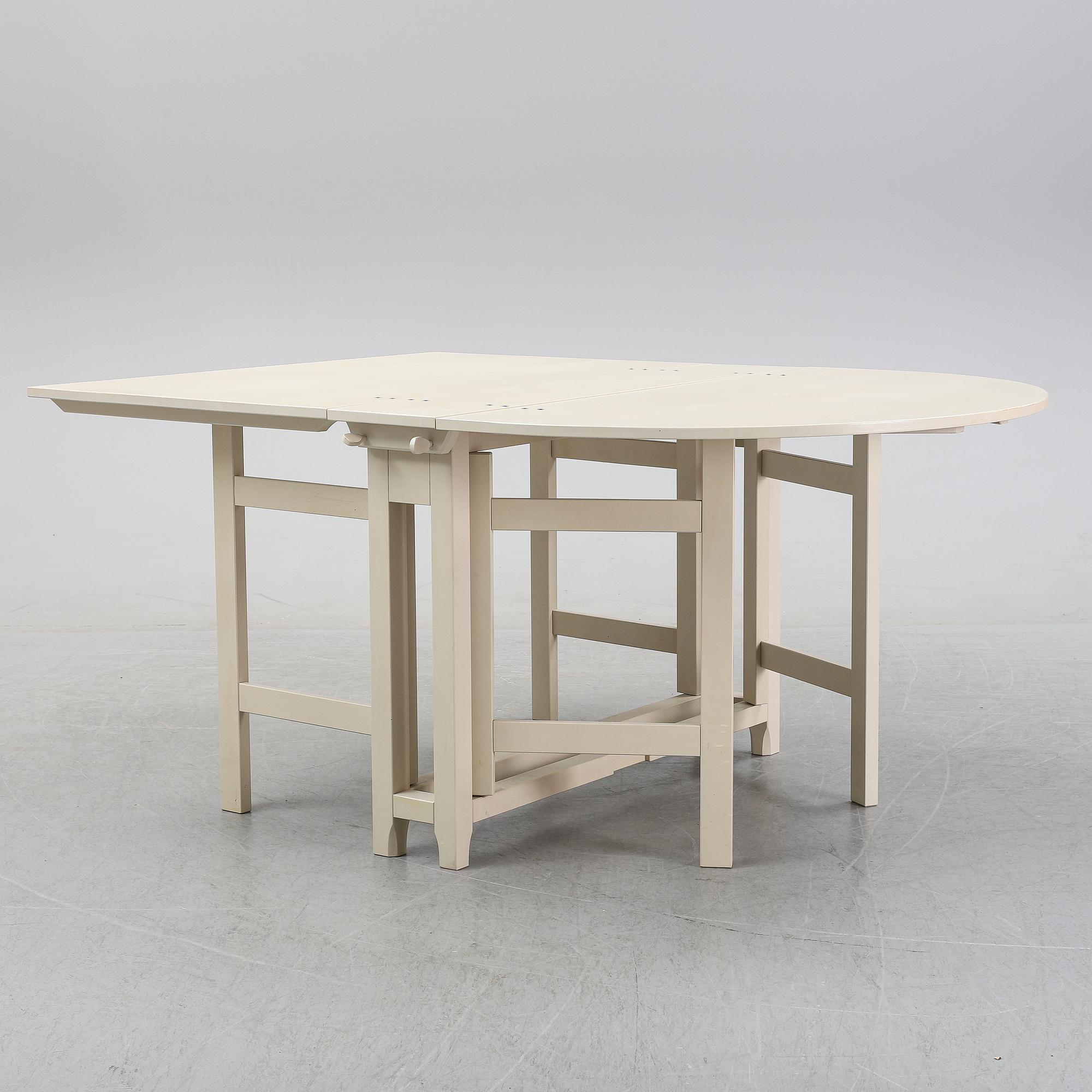A 'Bergslagen' gate leg table, IKEA.