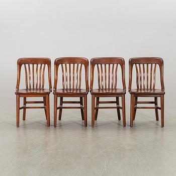 CHAIRS, 4 st, Canada, mid 20th century.