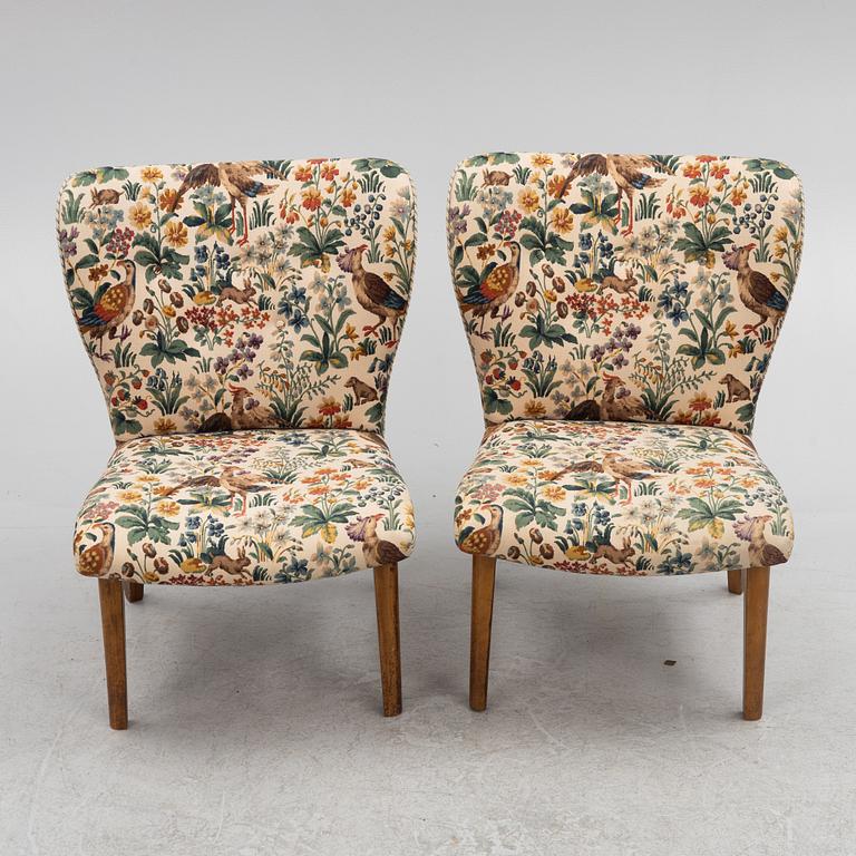 Armchairs, a pair, Swedish Modern, 1940s.