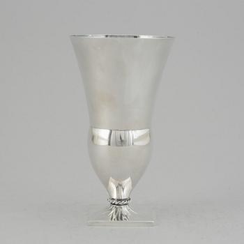 Just Andersen, a silver vase, GAB, Stockholm 1929.